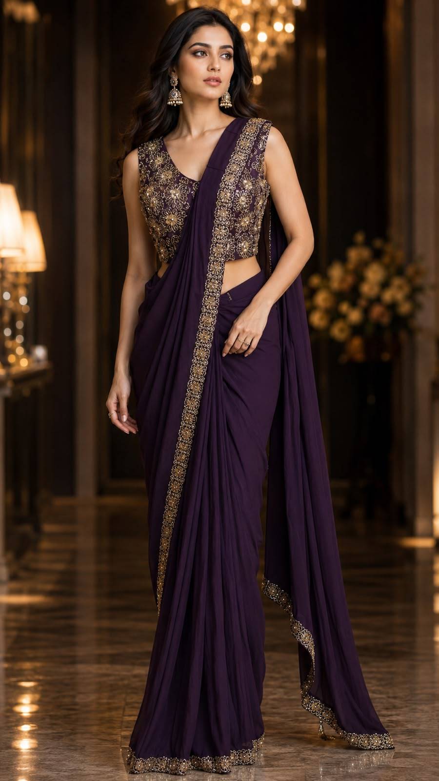A494 By Amoha Trendz 01 To 02 Series Indian Traditional Wear Collection Fancy Colorful Party Wear SATIN Stitched Sarees At Wholesale Price
